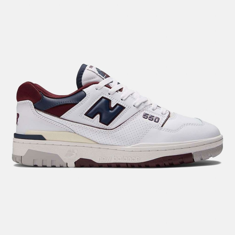 550 White / NB Burgundy - BB550NCD