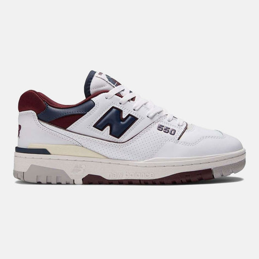 550 White / NB Burgundy - BB550NCD