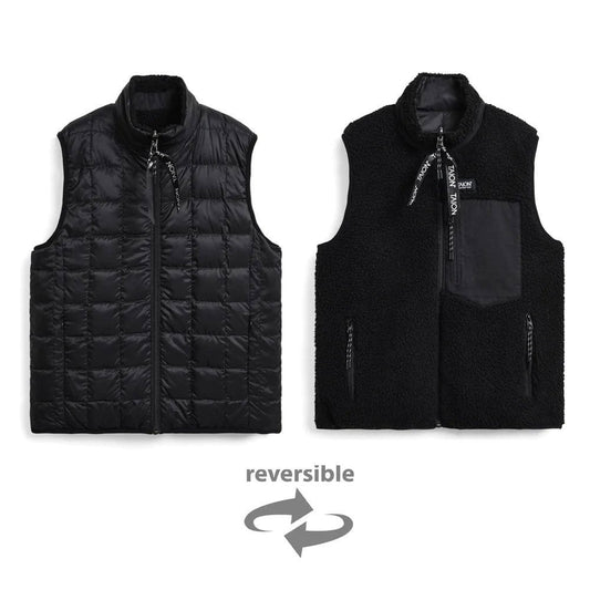Down X Boa Reversible Vest Men - Black X Black