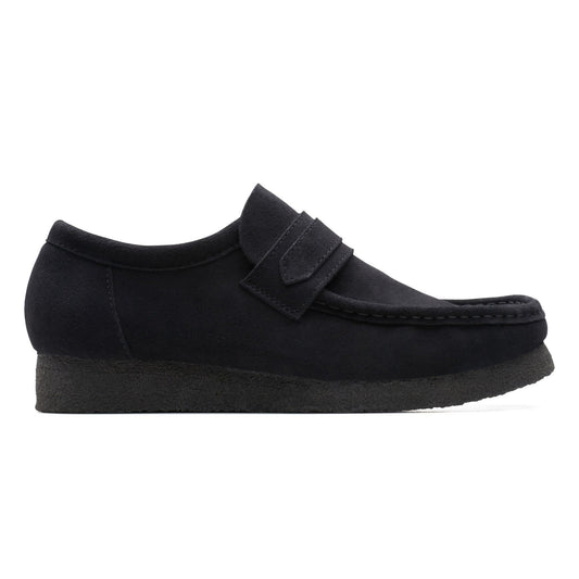 Wallabee Loafer Black Suede