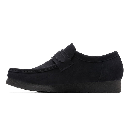 Wallabee Loafer Black Suede
