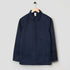 Polycotton Collared Snap Shirt - Navy