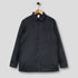 Polycotton Collared Snap Shirt - Black