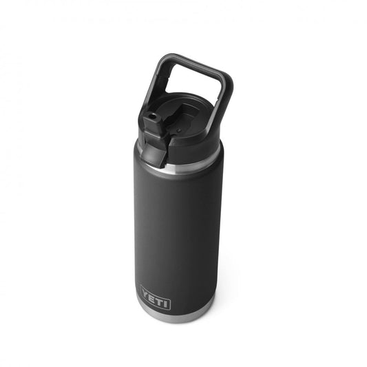 Rambler® 26 Oz (739 Ml) Bottle Straw Cap Black