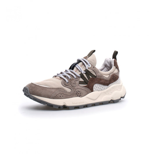 Yamano 3 Suede/Nylon Off White Beige
