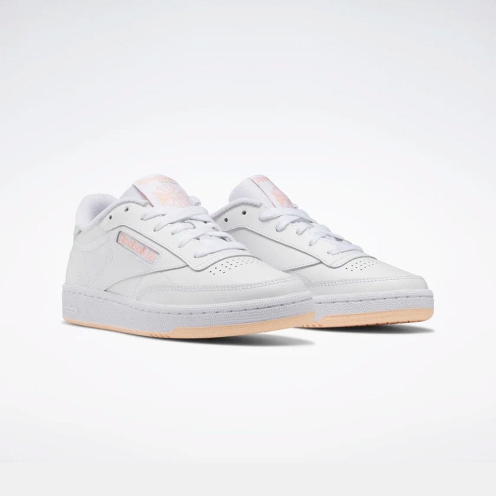 Club C 85 Women - Cloud White / Cloud White / Aura Orange