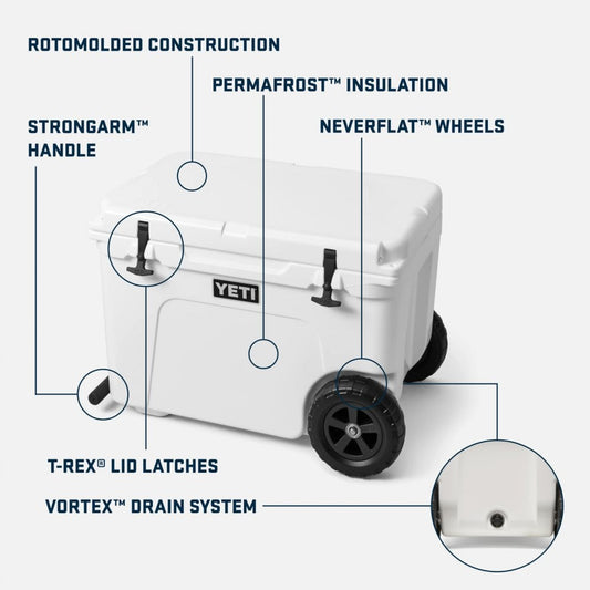 Tundra Haul® Wheeled Cool Box Charcoal