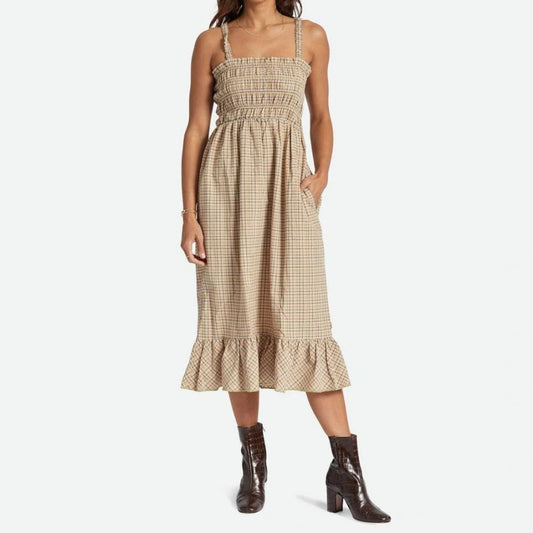 Malta Seersucker Midi Dress