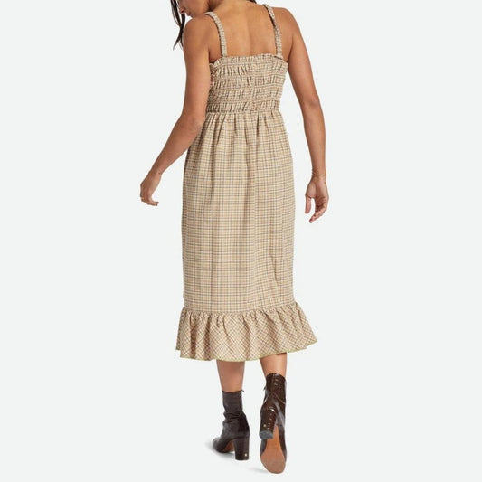 Malta Seersucker Midi Dress
