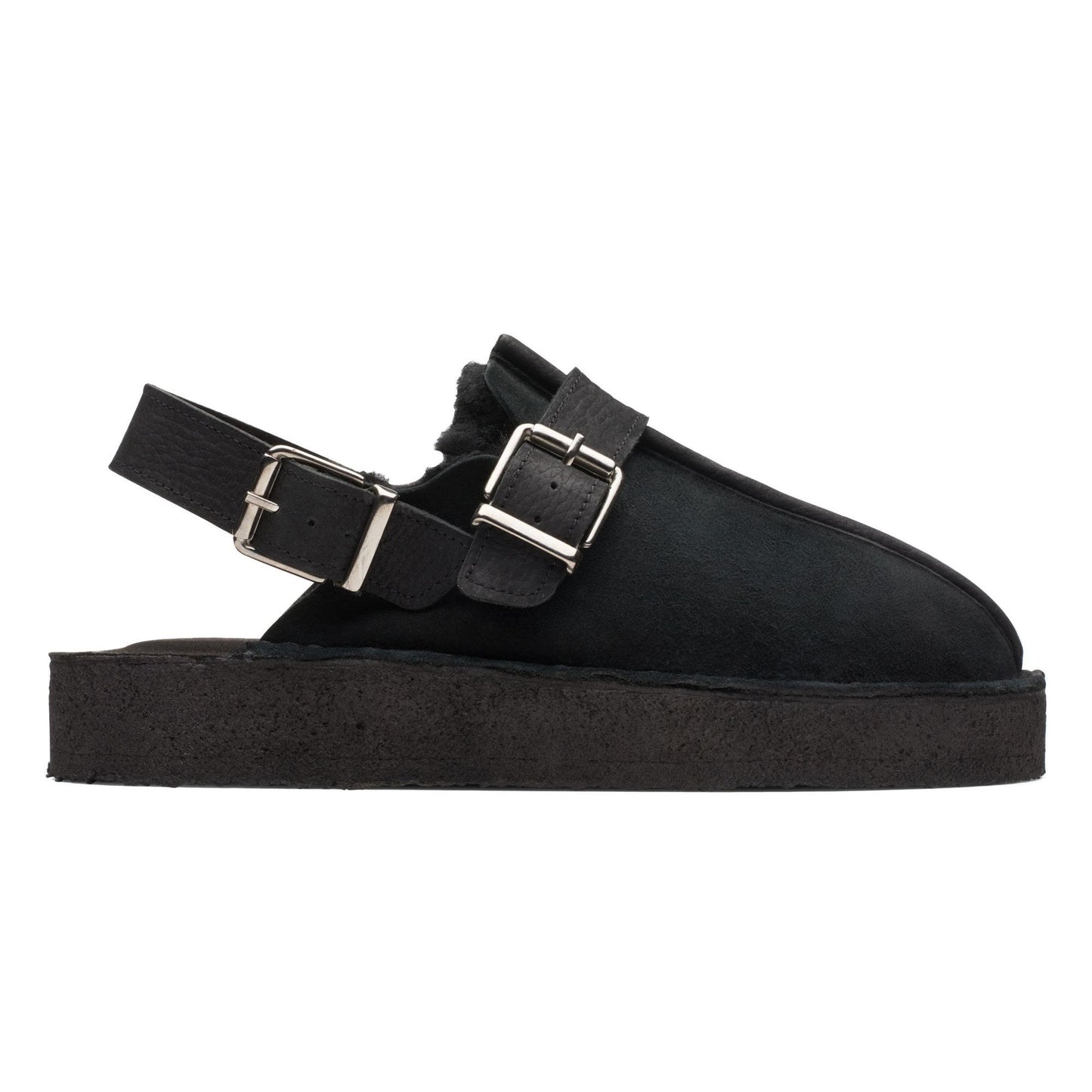 Women's Trek Mule Sling - Black/Black Warm Lined