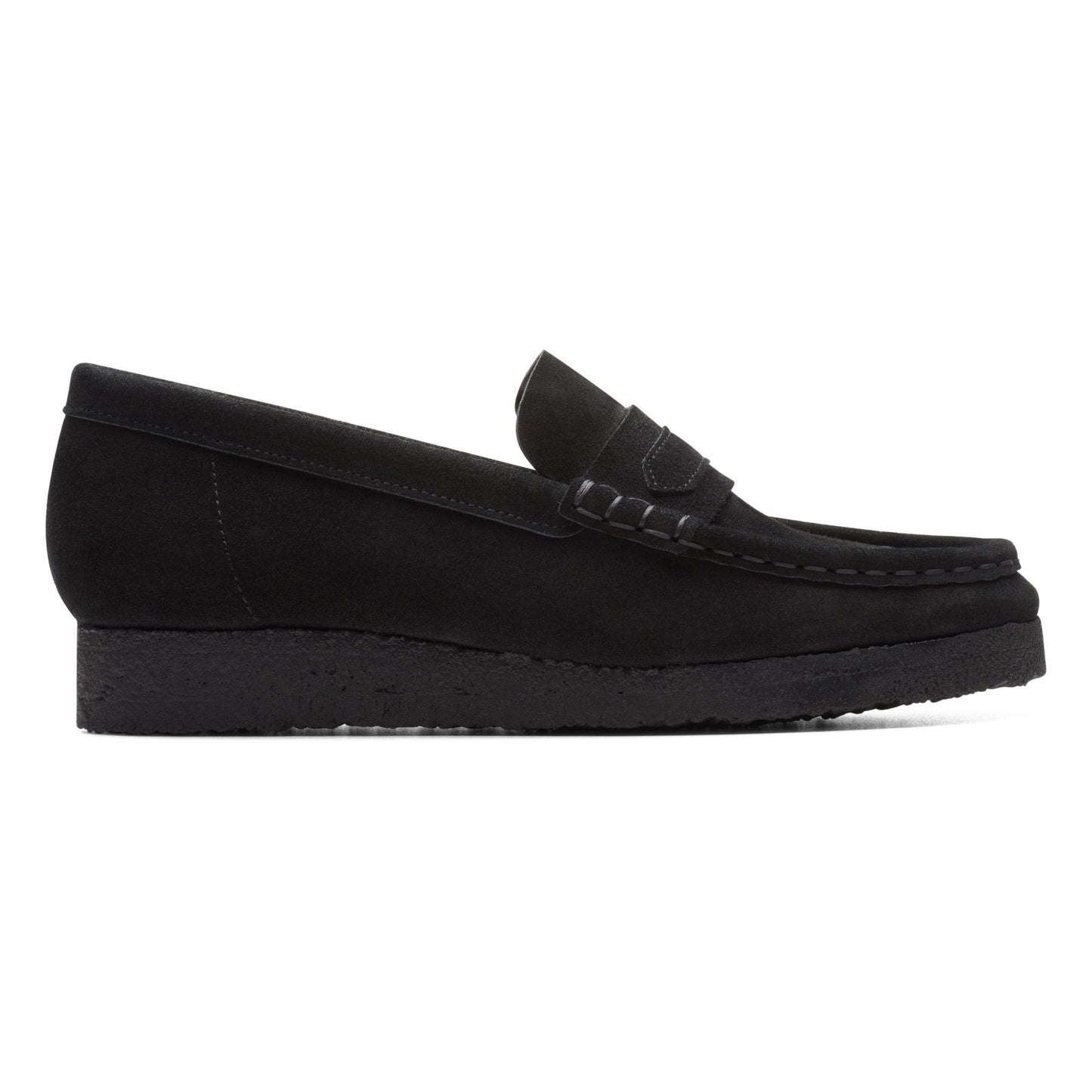 Women's Wallabee Loafer Black Suede