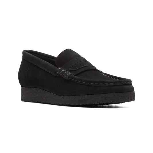 Women's Wallabee Loafer Black Suede