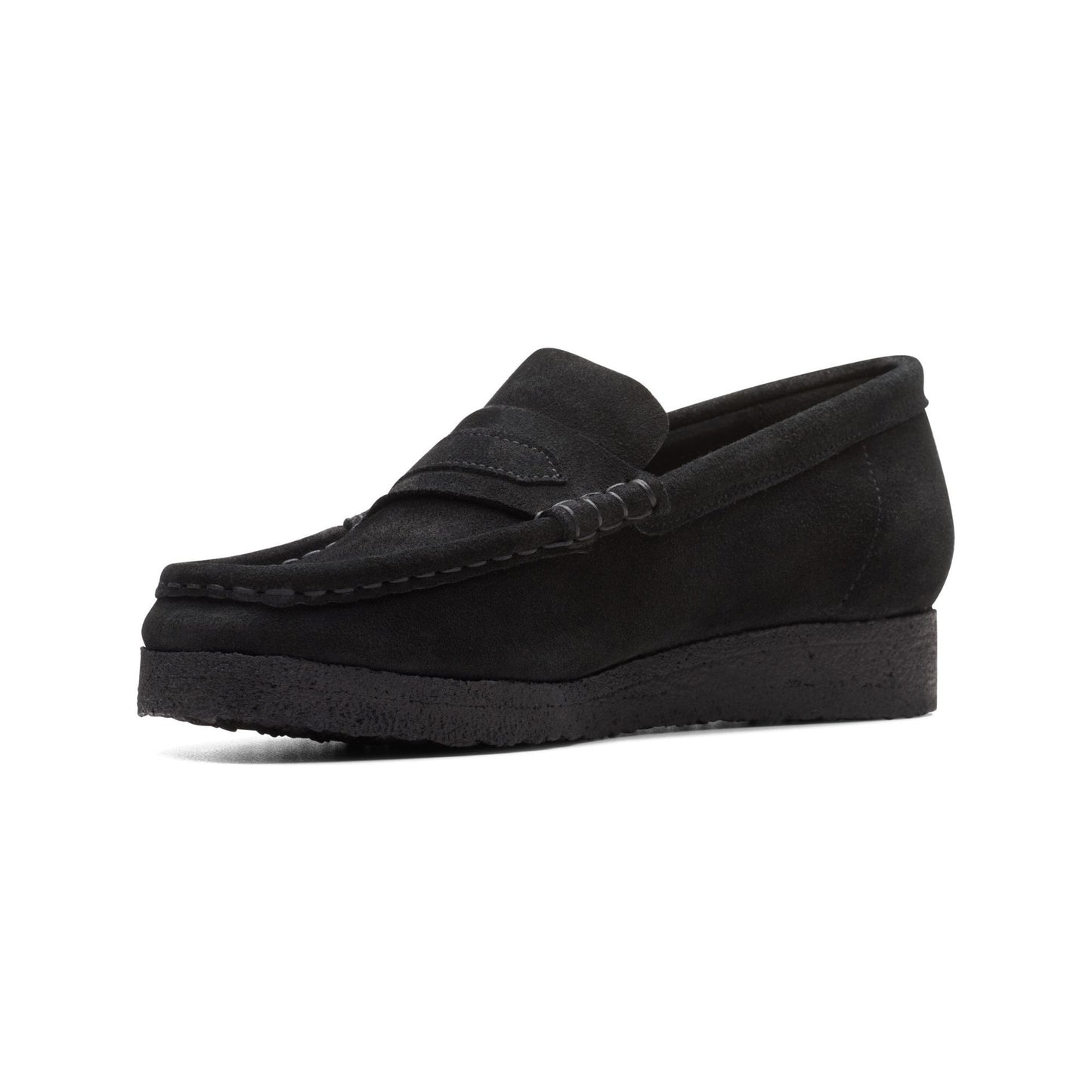 Women's Wallabee Loafer Black Suede