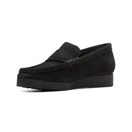 Women's Wallabee Loafer Black Suede