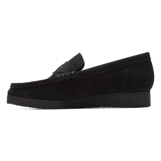 Women's Wallabee Loafer Black Suede