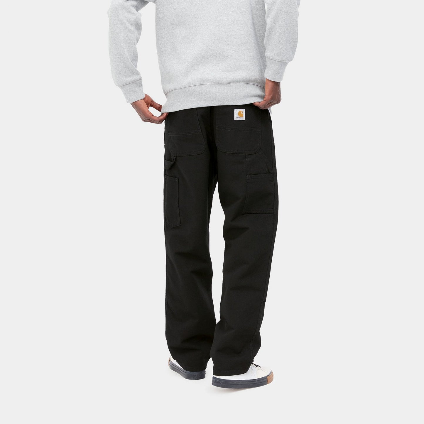 Double Knee Pant - Black (Rinsed)