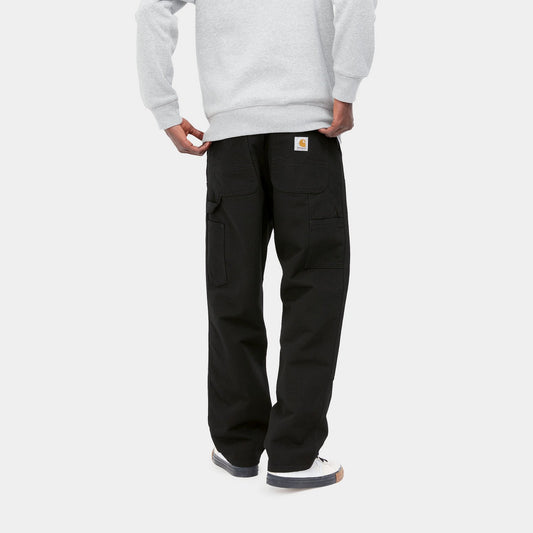 Double Knee Pant - Black (Rinsed)