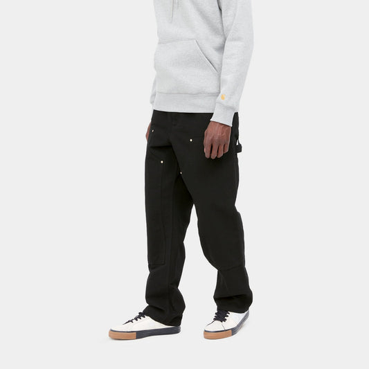 Double Knee Pant - Black (Rinsed)