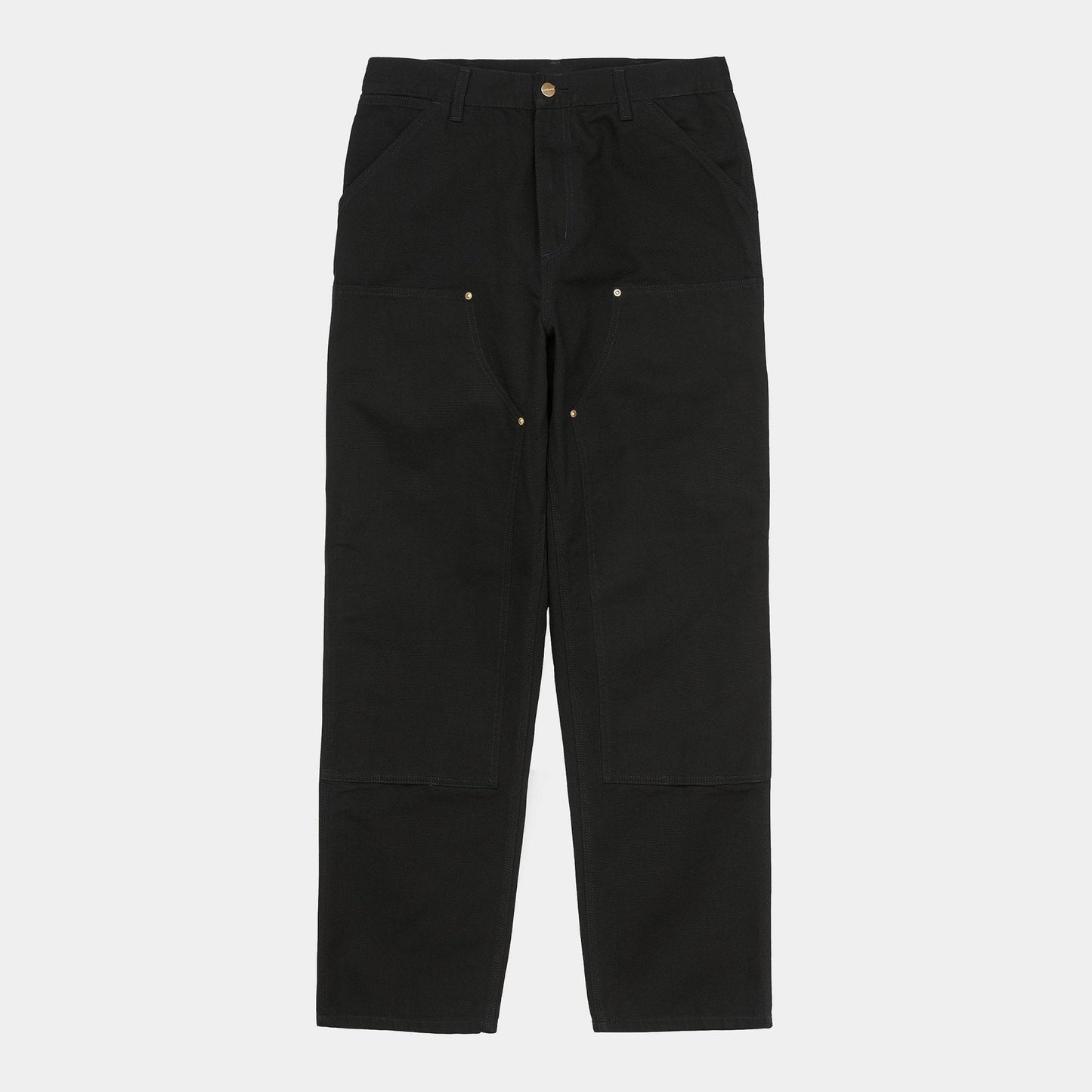 Double Knee Pant - Black (Rinsed)