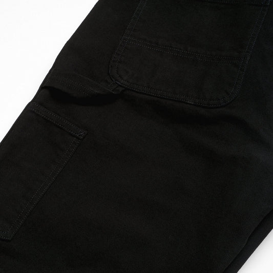 Double Knee Pant - Black (Rinsed)