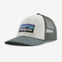 P-6 Logo Lopro Trucker Hat - White W/nouveau Green