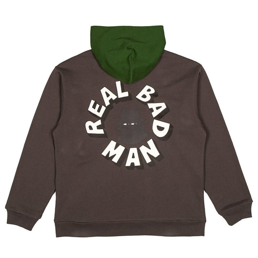 Rbm Hood Fleece Washed Black