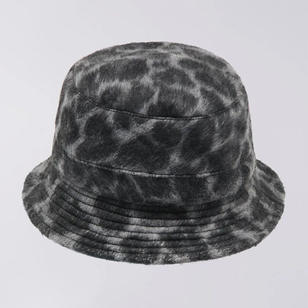 Bucket Hat Lined Brushed Leopard