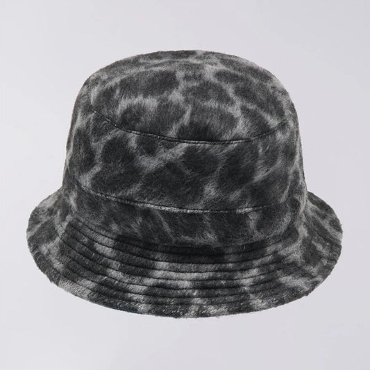 Bucket Hat Lined Brushed Leopard
