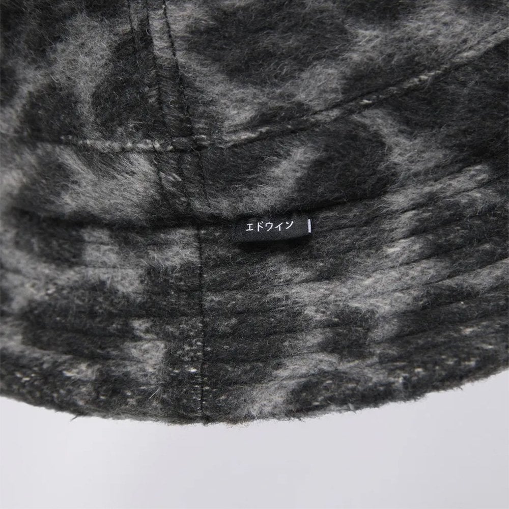 Bucket Hat Lined Brushed Leopard