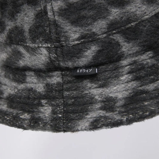 Bucket Hat Lined Brushed Leopard