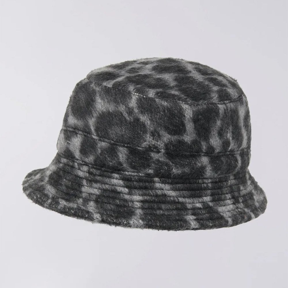 Bucket Hat Lined Brushed Leopard