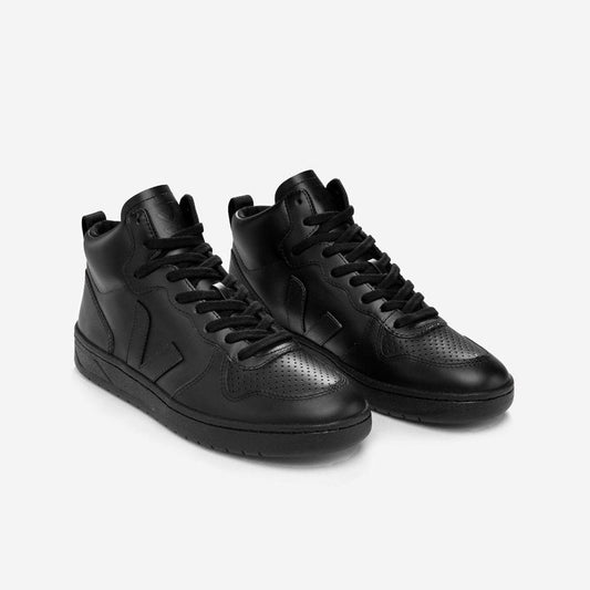 Women's V-15 Leather Full Black