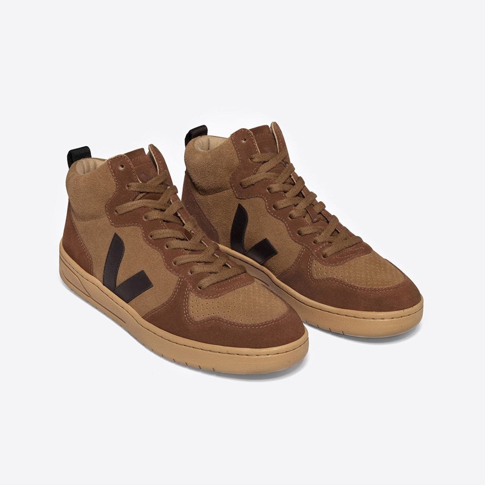 Women's V15 Suede Brown Black