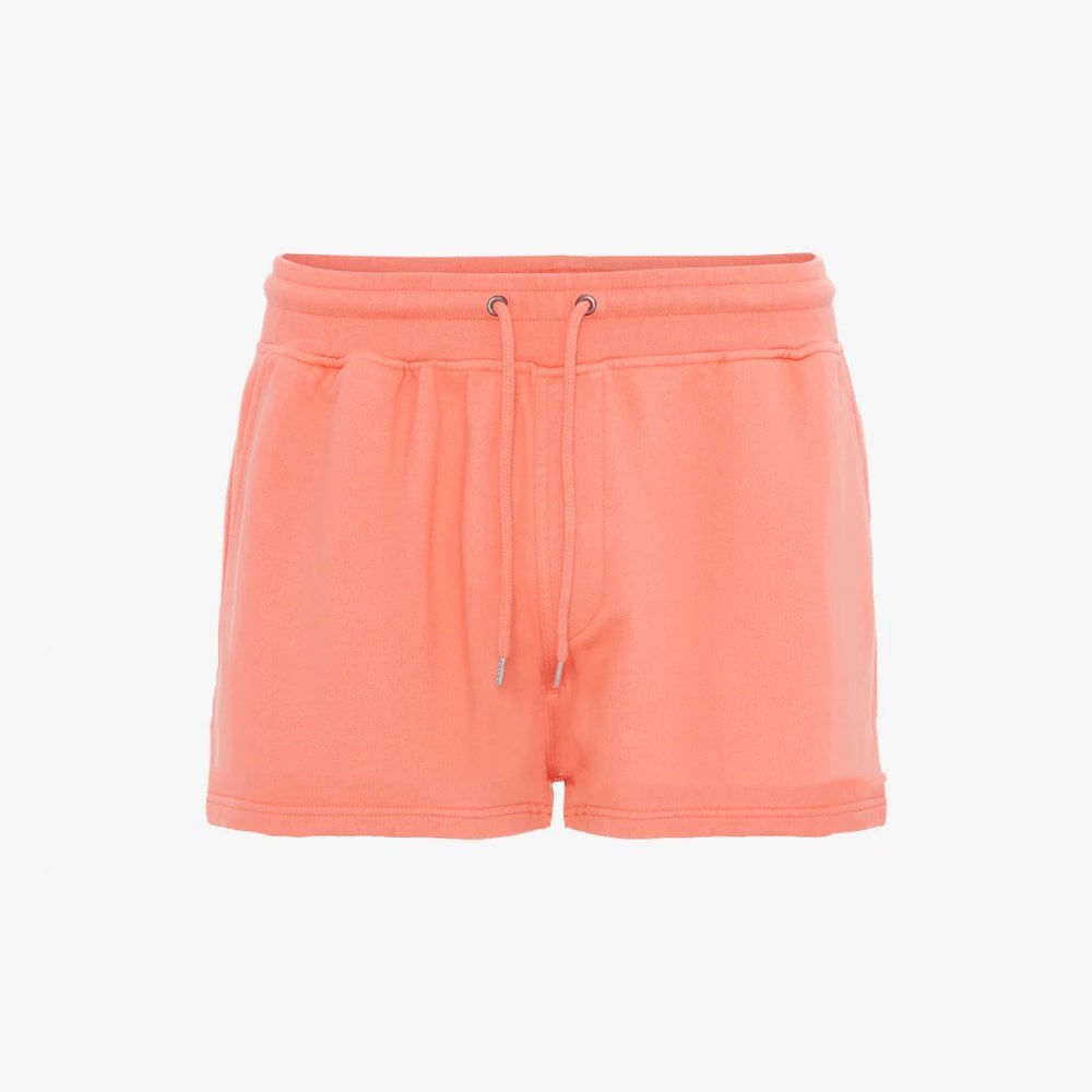 Women's Organic Sweatshorts - Bright Coral
