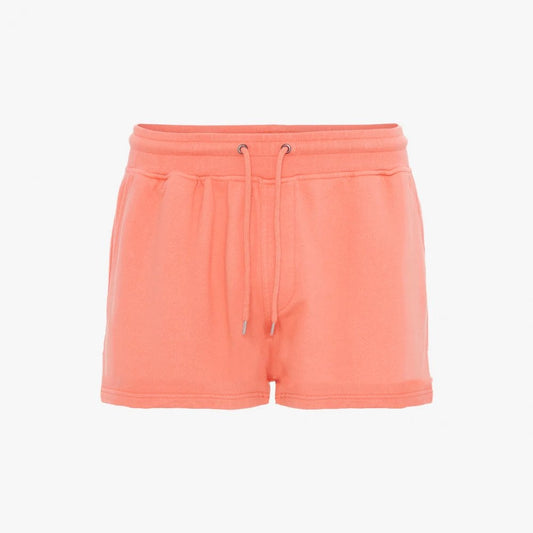 Women's Organic Sweatshorts - Bright Coral