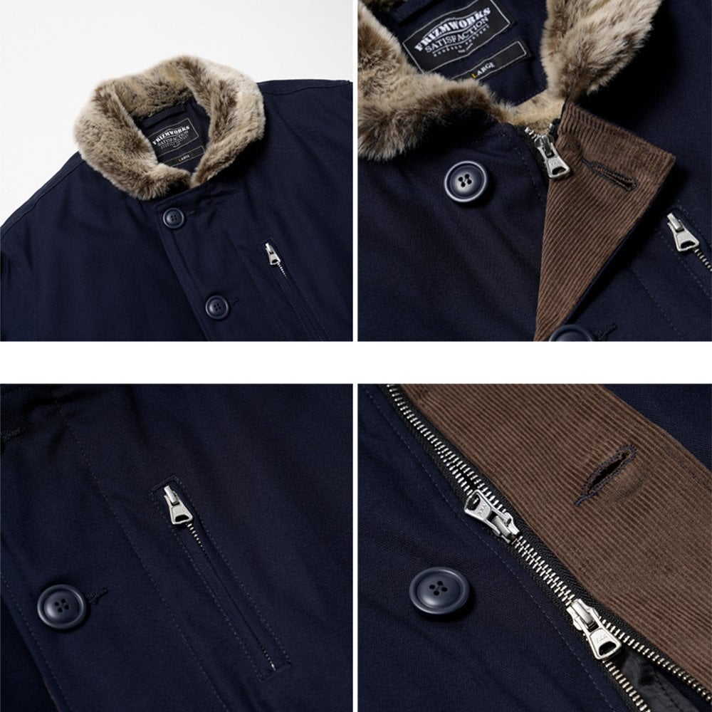Edgar N-1 Deck Jacket Navy