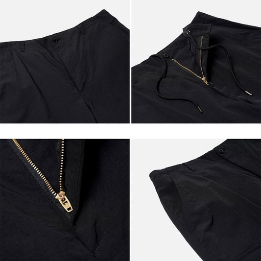 Parachute Cargo Pants Black