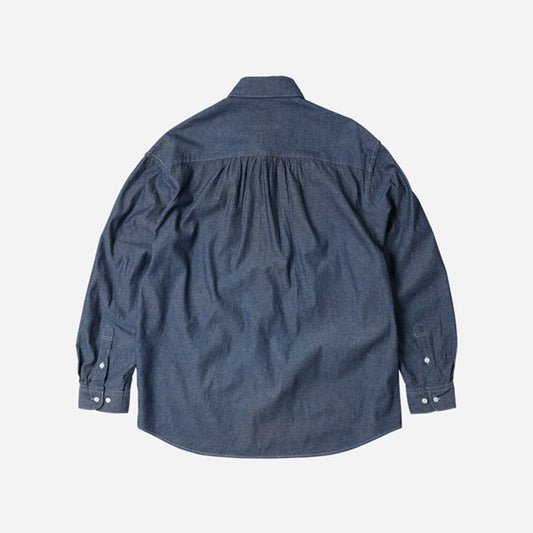 Cigarette Pocket Chambray Shirt Indigo