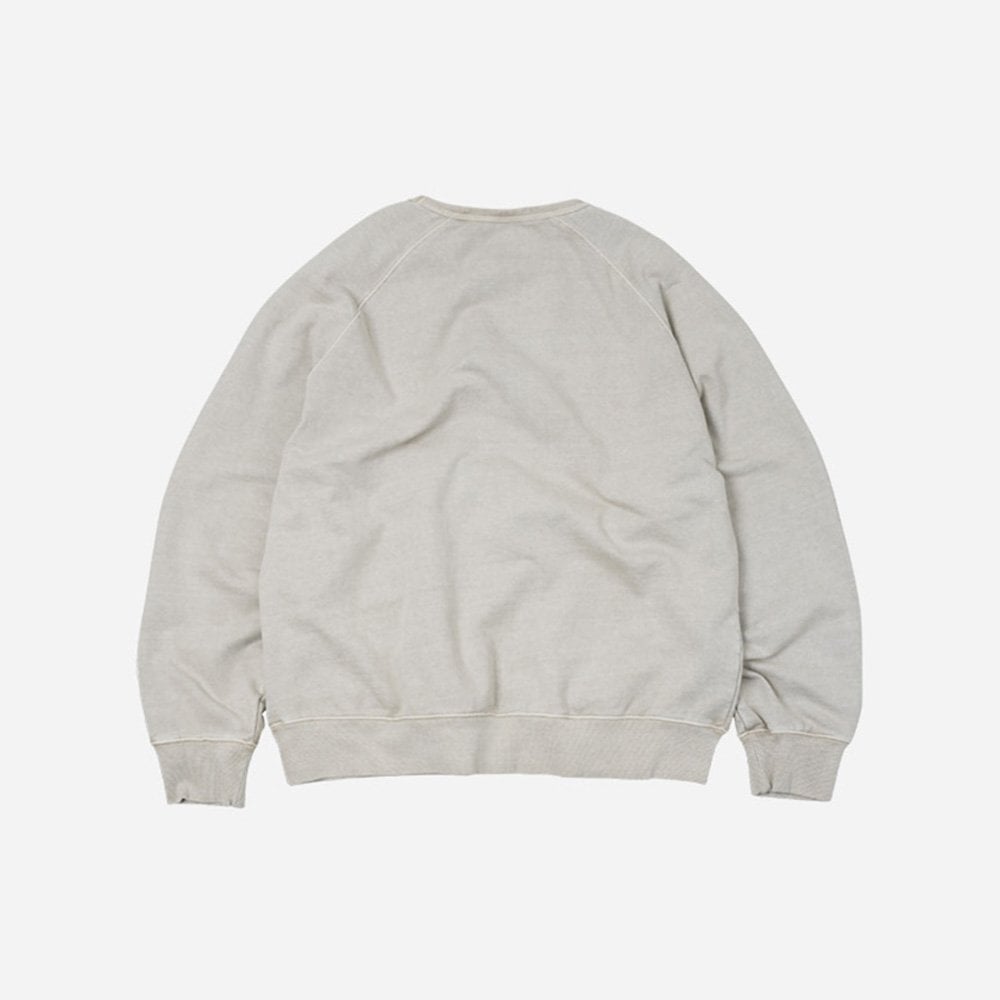 Og Pigment Dyeing Sweatshirt 03 Beige