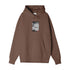 Obey Icon Photo Hooded Sweat - Sepia