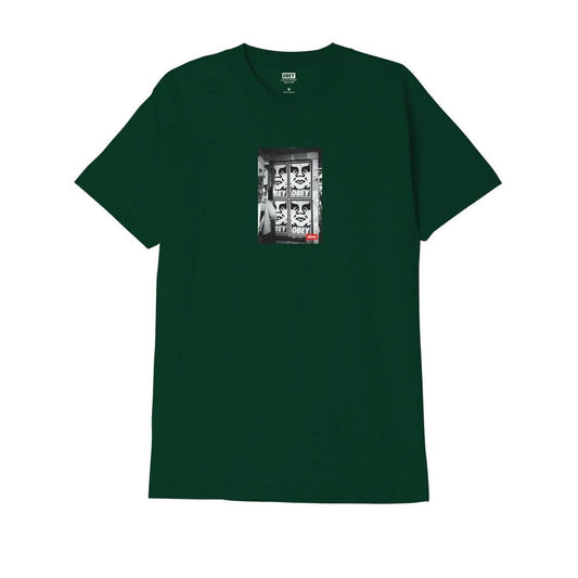 Obey Icon Photo Tee - Forestgreen
