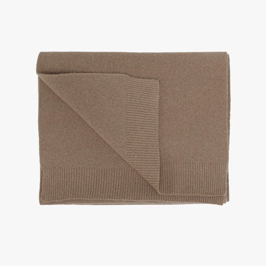 Merino Wool Scarf - Warm Taupe