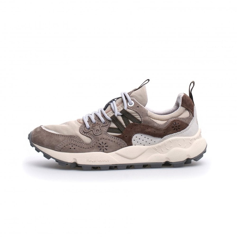 Yamano 3 Suede/Nylon Off White Beige
