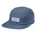 Denim Herringbone 5 Panel Camper Hat - Made In USA