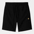 American Script Sweat Short - Black