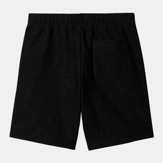 American Script Sweat Short - Black
