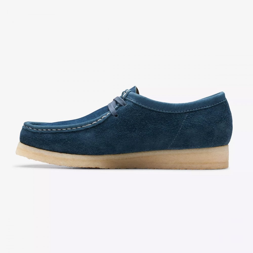 Wallabee - Navy / Teal Suede