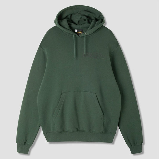 Blues Brush Hood Pine Green
