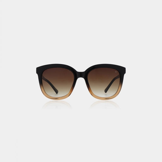 Billy Sunglasses - Black / Brown Transparent