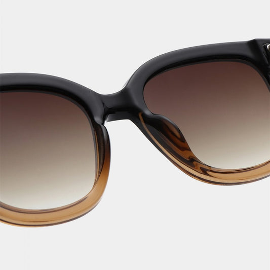 Billy Sunglasses - Black / Brown Transparent
